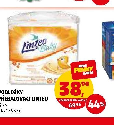 PODLOŽKY PŘEBALOVACÍ LINTEO 5 ks