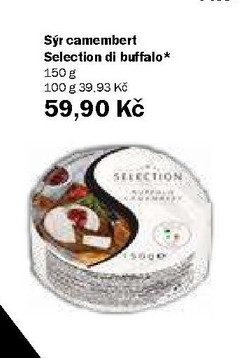 Sýr camembert Selection di buffalo