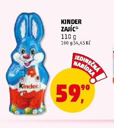 KINDER ZAJÍC 110 g