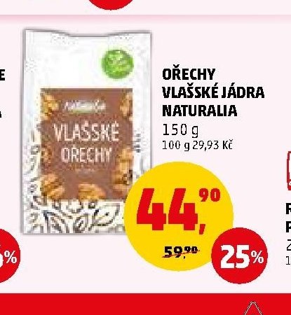OŘECHY VLAŠSKÉ JÁDRA NATURALIA 150 g