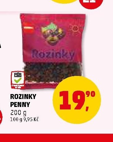 ROZINKY PENNY 200 g