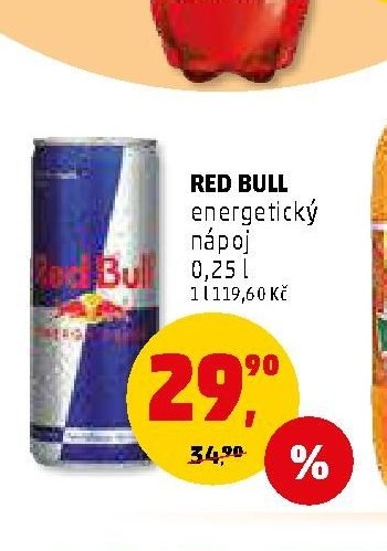 RED BULL energetický nápoj 0,25 l
