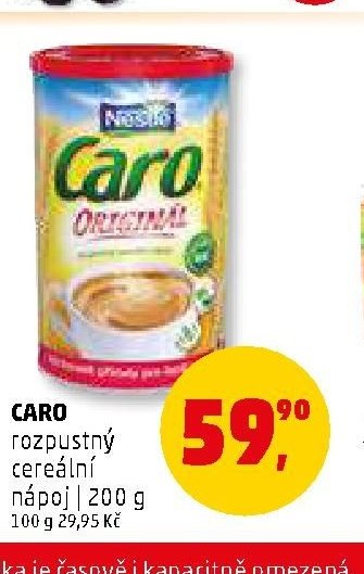 CARO rozpustný cereální nápoj 200 g
