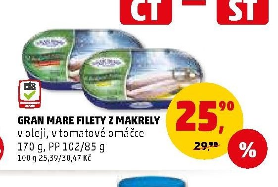 GRAN MARE FILETY Z MAKRELY
