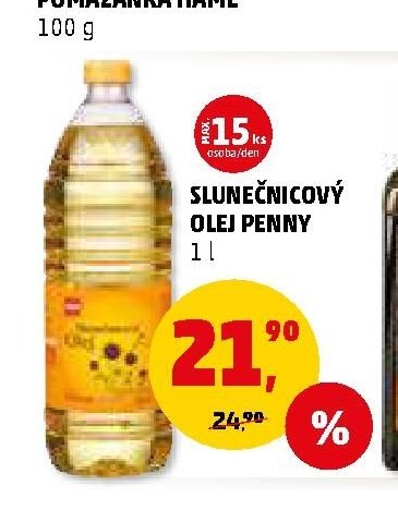 SLUNEČNICOVÝ OLEJ PENNY