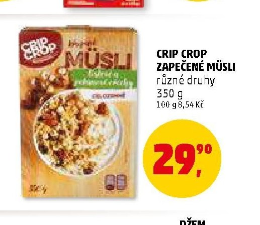 CRIP CROP ZAPEČENÉ MÜSLI