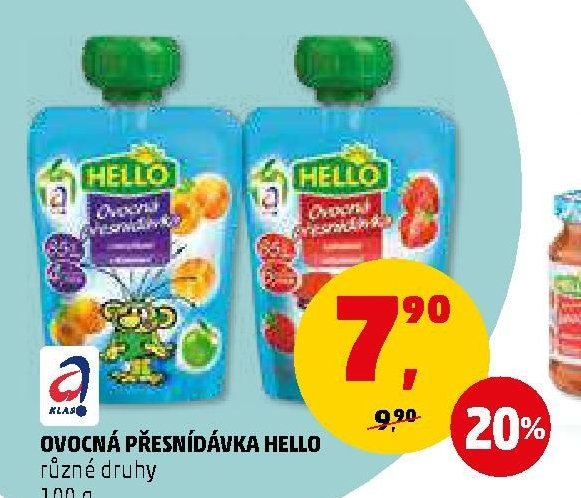 Ovocná přesnídávka Hello