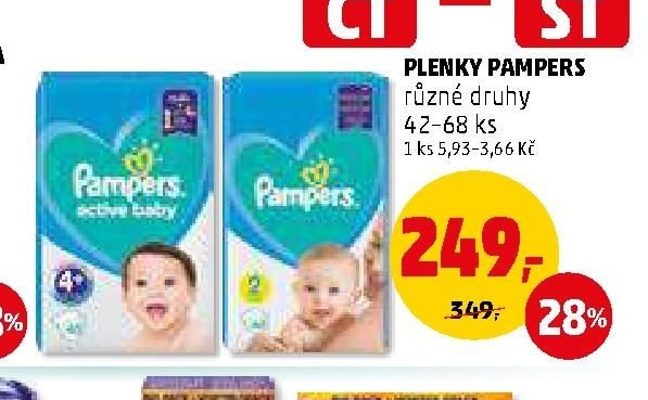 Plenky Pampers