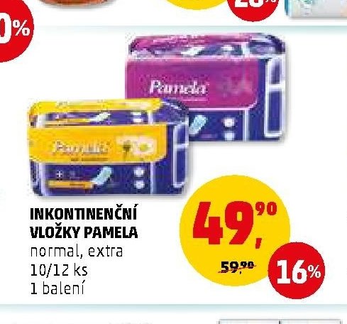 Inkontinenční vložky Pamela