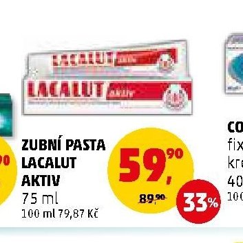 Zubní pasta Lacalut Aktiv