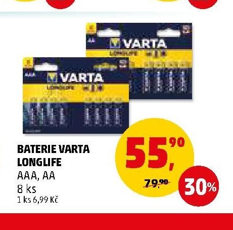 Baterie Varta Longlife