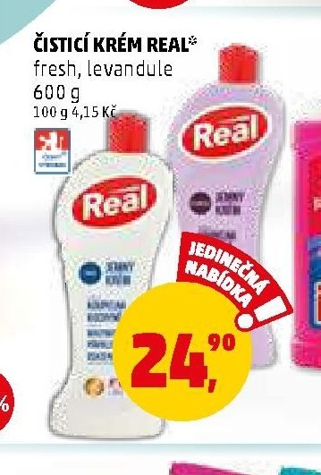ČISTICÍ KRÉM REAL fresh, levandule