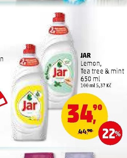 JAR Lemon, Tea tree & mint