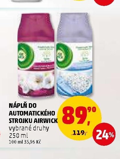 NÁPLŇ DO AUTOMATICKÉHO STROJKU AIRWICK