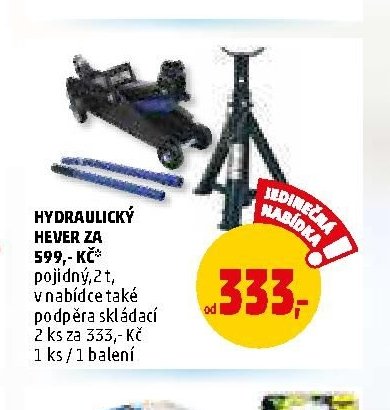 HYDRAULICKÝ HEVER ZA