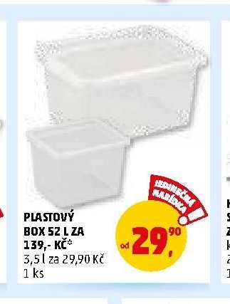 Plastový box 52 l