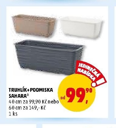 Truhlík + podmiska Sahara