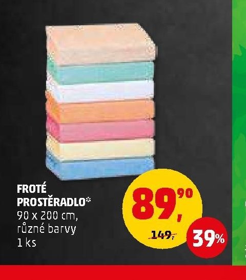 FROTÉ PROSTĚRADLO