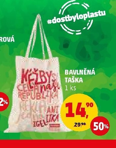 BAVLNĚNÁ TAŠKA