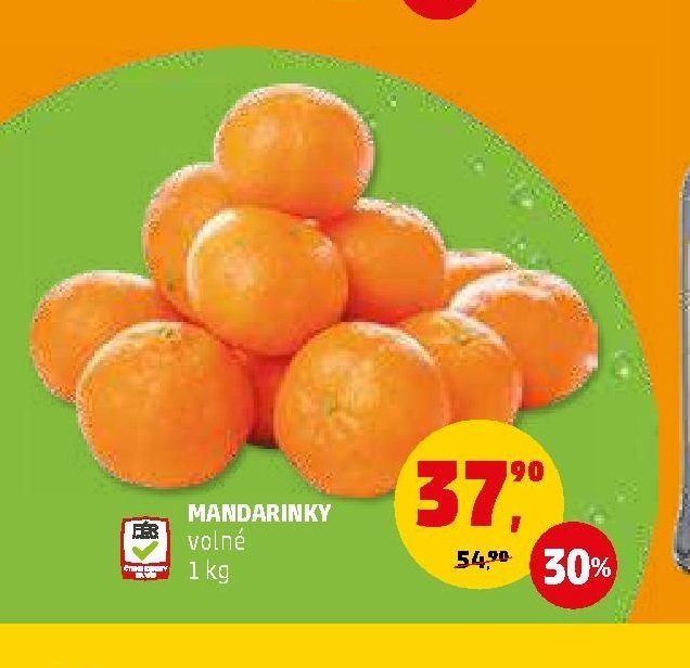 Mandarinky volné