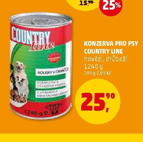 Konzerva pro psy Country Line