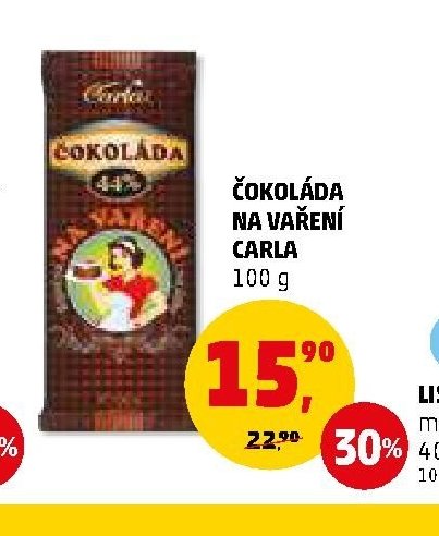 Čokoláda na vaření Carla