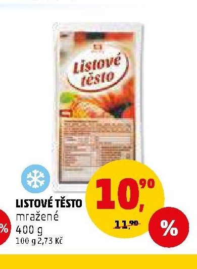 Listové těsto