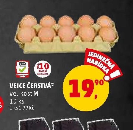 VEJCE ČERSTVÁ velikost M