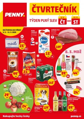 akční leták Penny Market 5.3.2020-11.3.2020