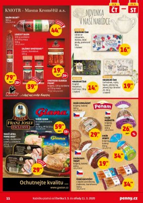 akční leták Penny Market 5.3.2020-11.3.2020