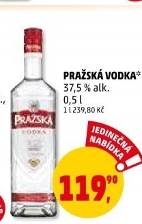 Vodka Pražská - Penny Market akcniletaky.com