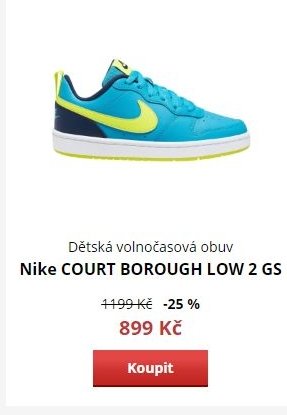 Nike COURT BOROUGH LOW 2 GS