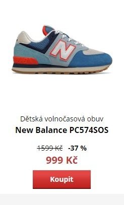 Dětská volnočasová obuv New Balance PC574SOS