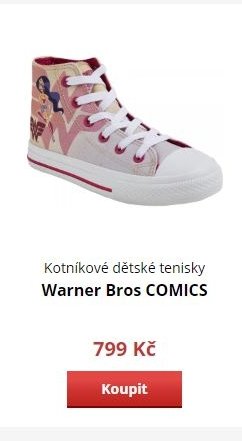 Kotníkové dětské tenisky Warner Bros COMICS
