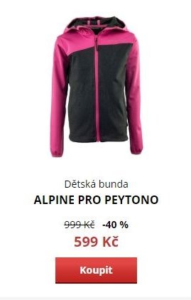 Dětská bunda ALPINE PRO PEYTONO