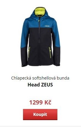 Chlapecká softshellová bunda Head ZEUS