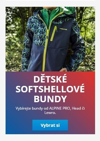 DĚTSKÉ SOFTSHELLOVÉ BUNDY