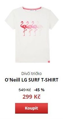 Dívčí tričko O'Neill LG SURF T-SHIRT