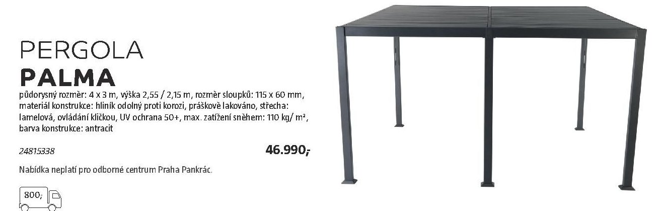 PERGOLA PALMA - BAUHAUS akcniletaky.com