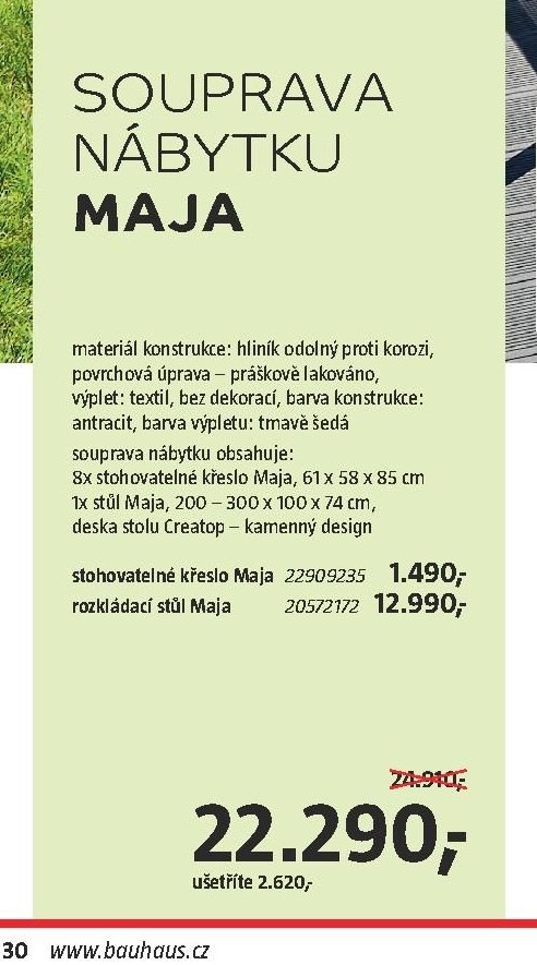 Souprava nábytku Maja - BAUHAUS akcniletaky.com