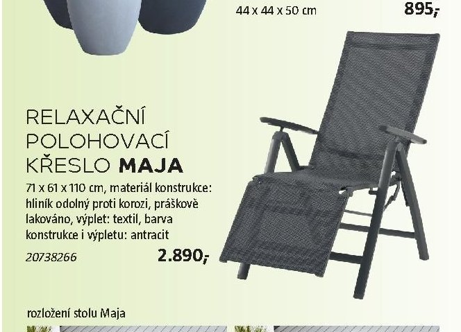 RELAXAČNÍ POLOHOVACÍ KŘESLO MAJA - BAUHAUS akcniletaky.com