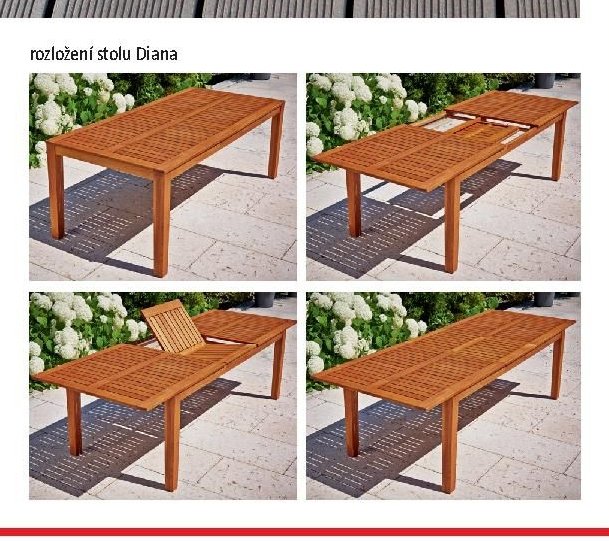 Rozložení stolu Diana - BAUHAUS akcniletaky.com