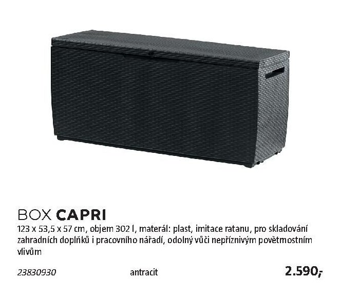 BOX CAPRI - BAUHAUS akcniletaky.com