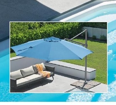 Závěsný slunečník Ligurien, konstrukce šedá - BAUHAUS akcniletaky.com