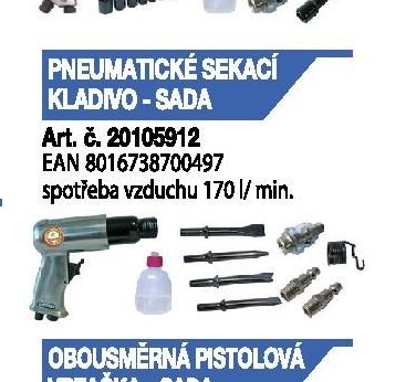 PNEUMATICKÉ SEKACÍ KLADIVO - SADA - BAUHAUS akcniletaky.com