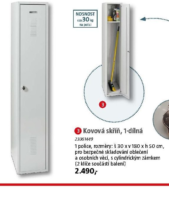 Kovová skříň, 1-dílná - BAUHAUS akcniletaky.com