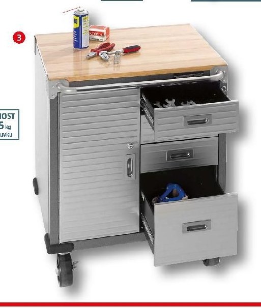 Dílenský vozík 3 - BAUHAUS akcniletaky.com