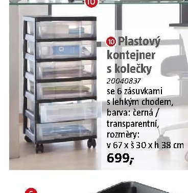 Plastový kontejner s kolečky (poz. 10) - BAUHAUS akcniletaky.com