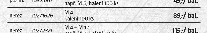 6hranná s těsněním DIN 985 (nerez M4) - BAUHAUS akcniletaky.com