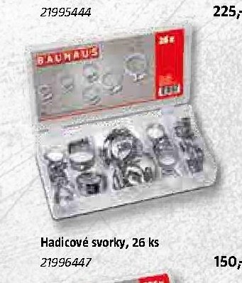 Hadicové svorky, 26 ks - BAUHAUS akcniletaky.com